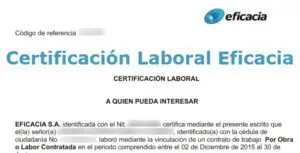 certificacion laboral eficacia